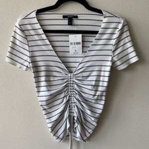 Forever 21 Drawstring Top